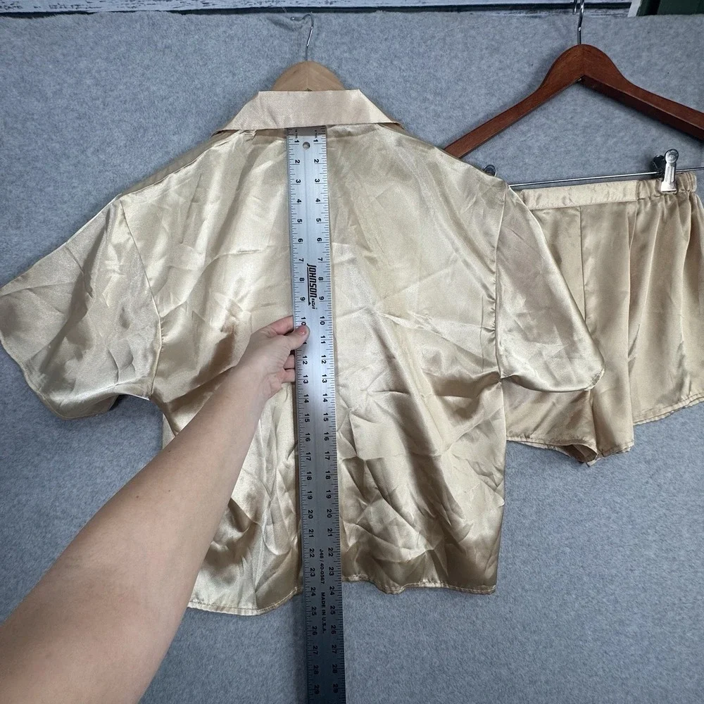 Victoria's Secret Vintage Green Shirt Shirt Sleep‎ Set Size M